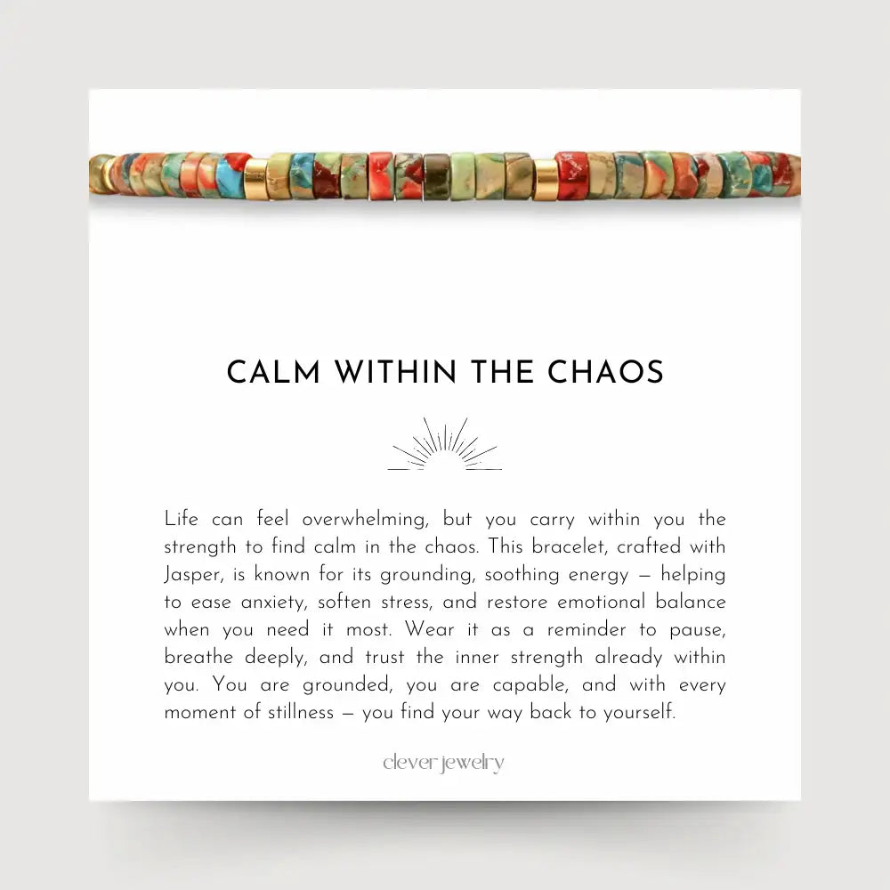 Calm Within The Chaos Bracelet