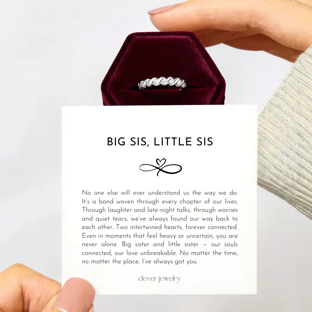 To My Sister - Forever Intertwined Ring