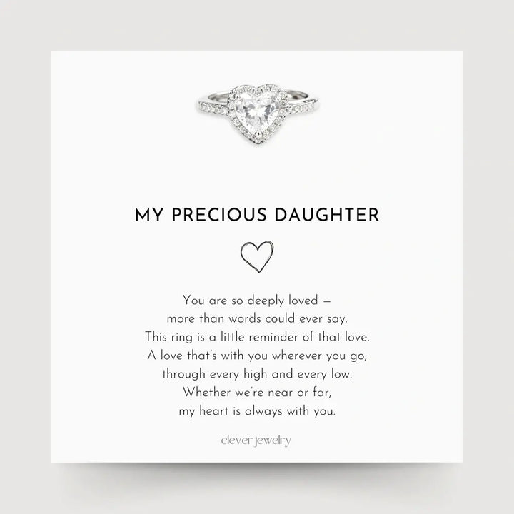 To My Daughter - Forever In My Heart Ring