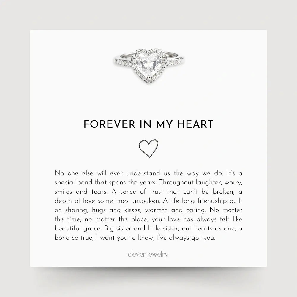 To My Sister - Forever In My Heart Ring