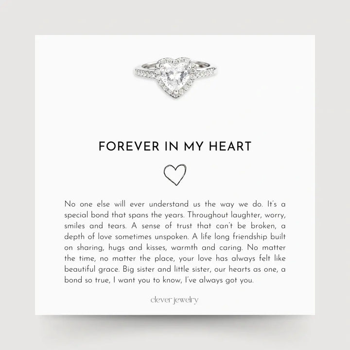 To My Sister - Forever In My Heart Ring