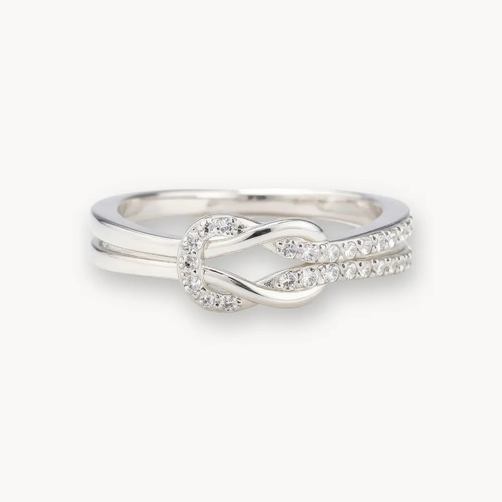 To My Granddaughter - Love Knot Ring