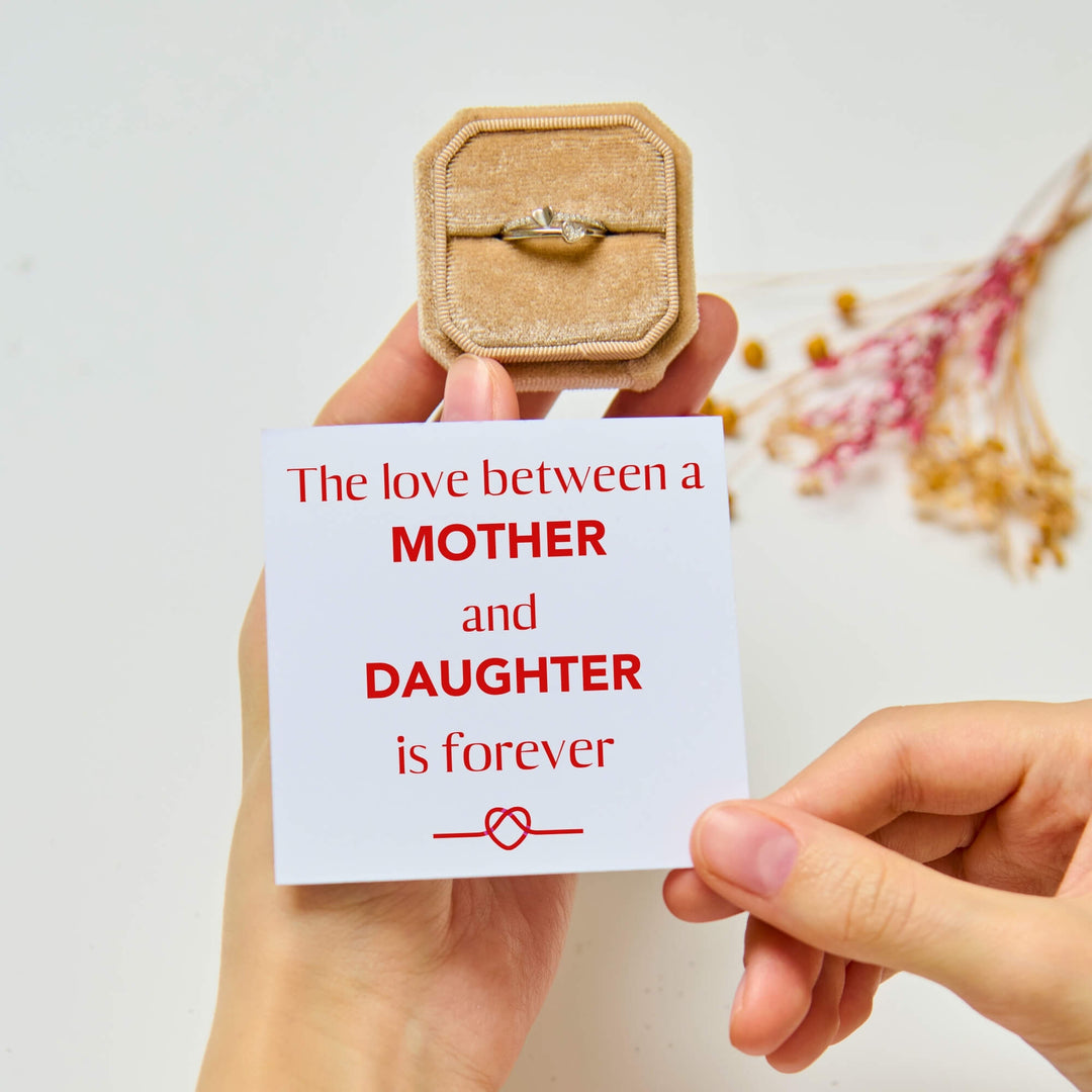 Mother & Daughter - Twin Heart Ring