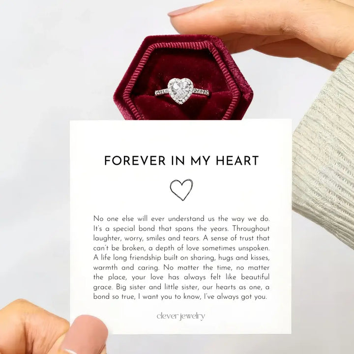 To My Sister - Forever In My Heart Ring
