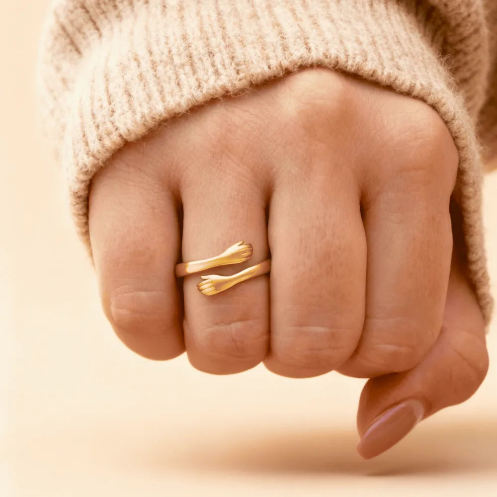 My Precious Granddaughter - Gold Hug Ring