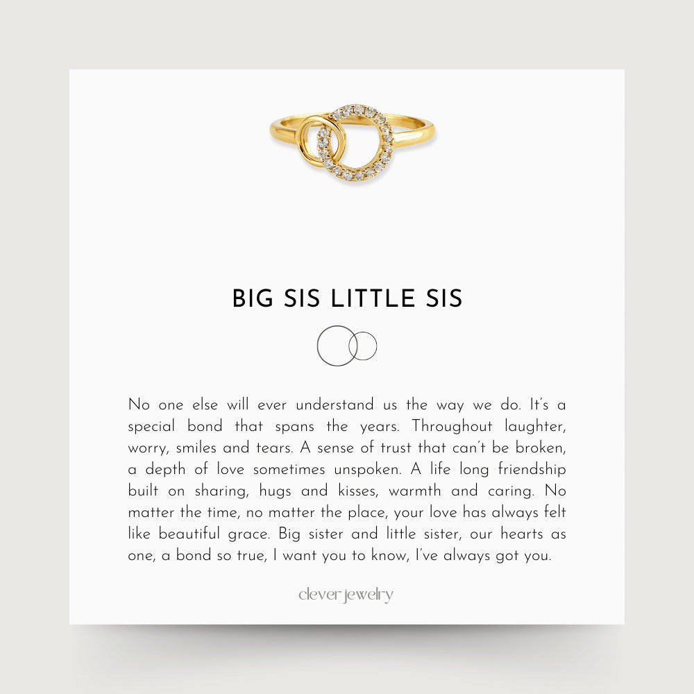 To My Sister - Always Us Gold Ring