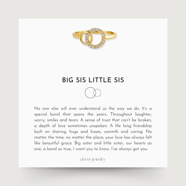 To My Sister - Always Us Gold Ring