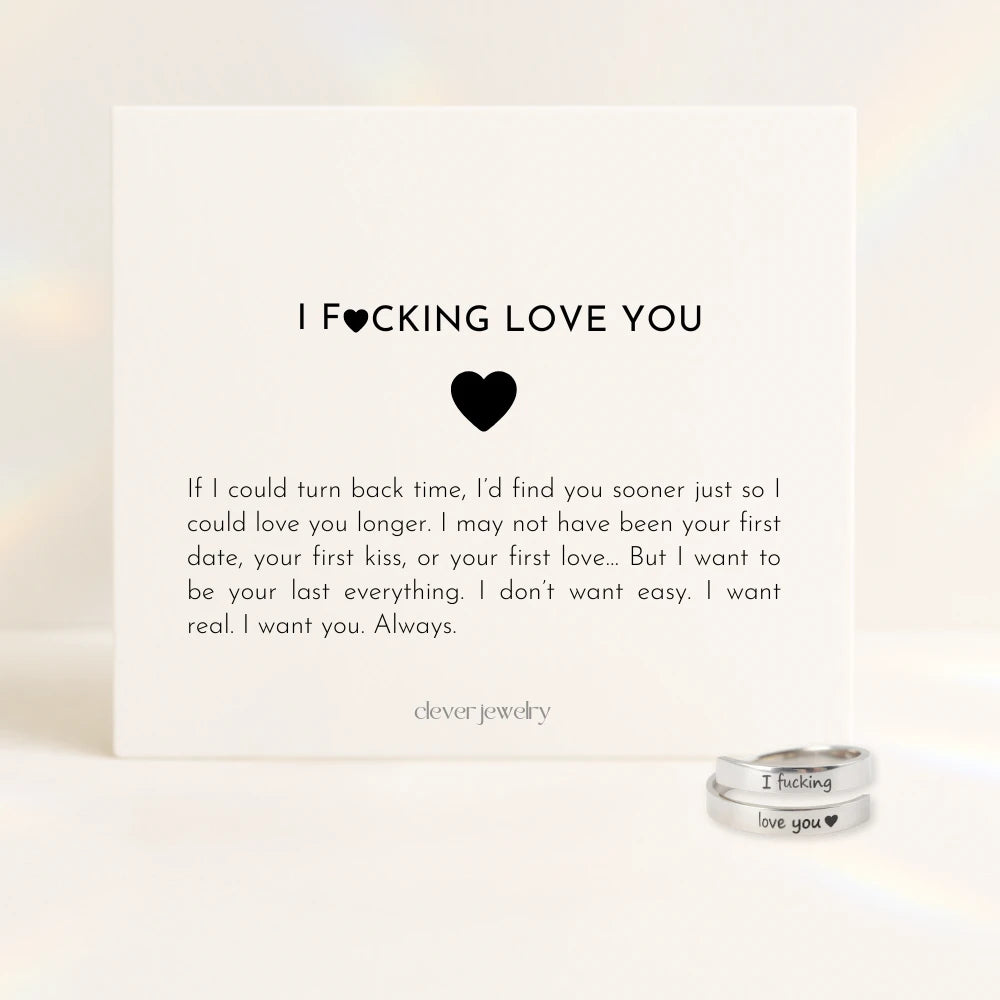 I F♡cking Love You Ring