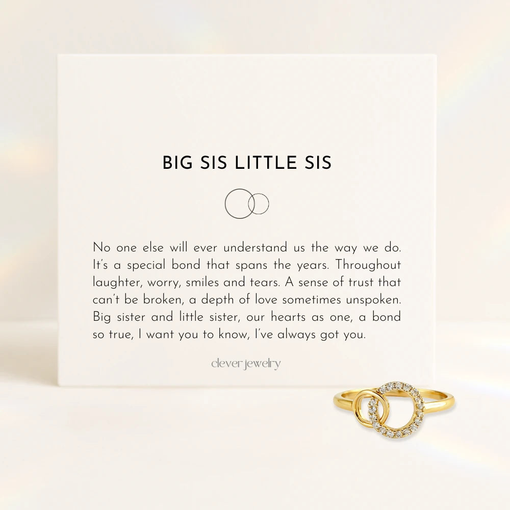 To My Sister - Always Us Gold Ring