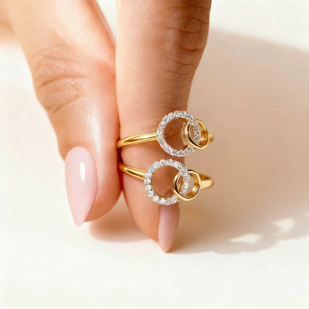 To My Sister - Always Us Gold Ring