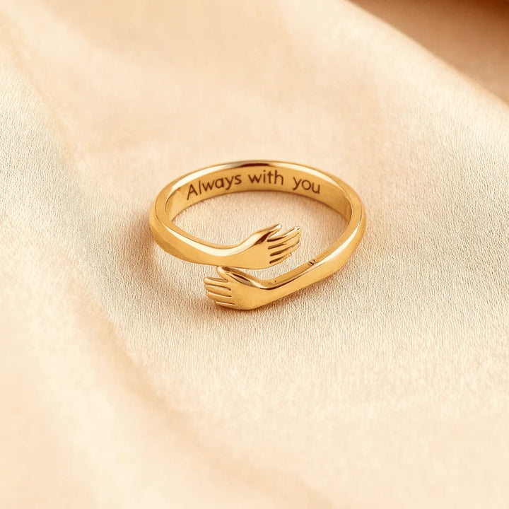 My Precious Granddaughter - Gold Hug Ring
