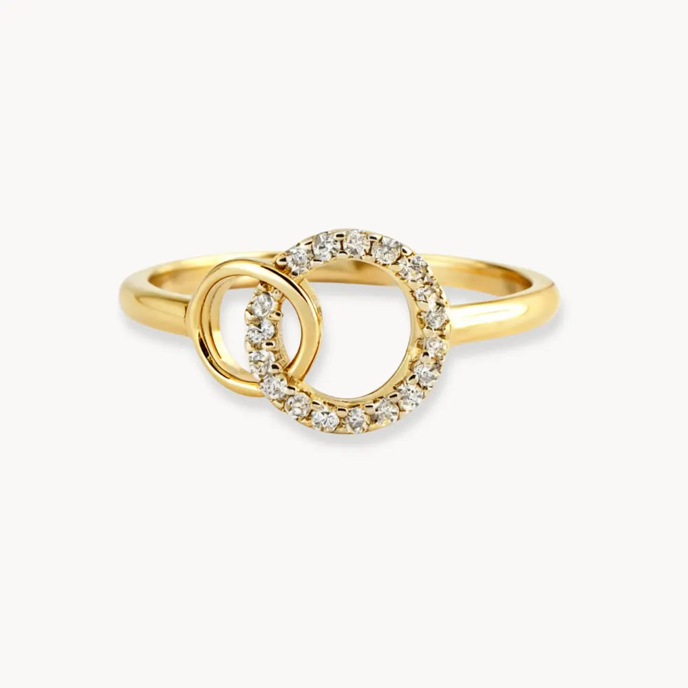 To My Sister - Always Us Gold Ring