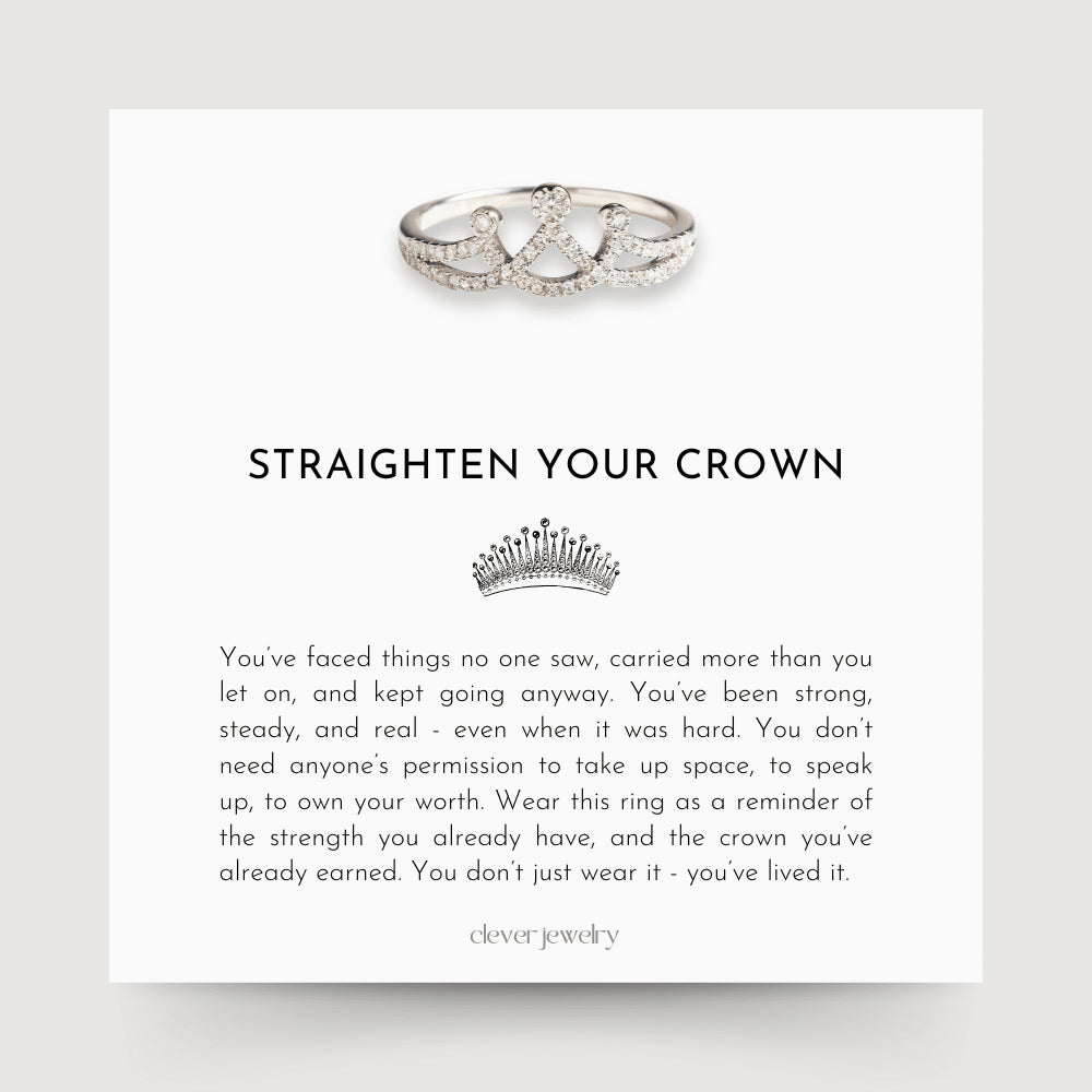 Straighten Your Crown Ring