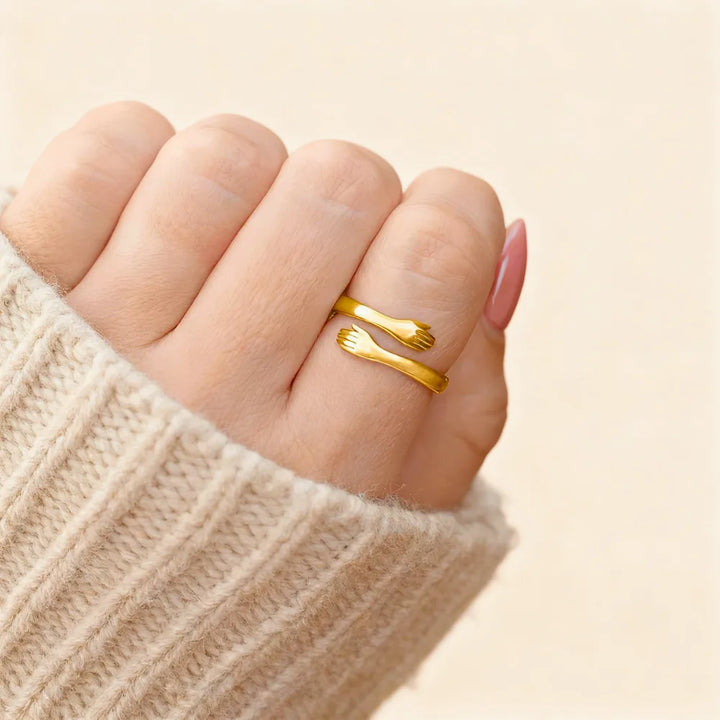 My Precious Granddaughter - Gold Hug Ring