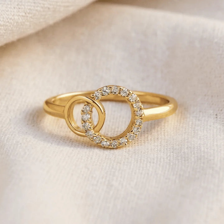 To My Sister - Always Us Gold Ring