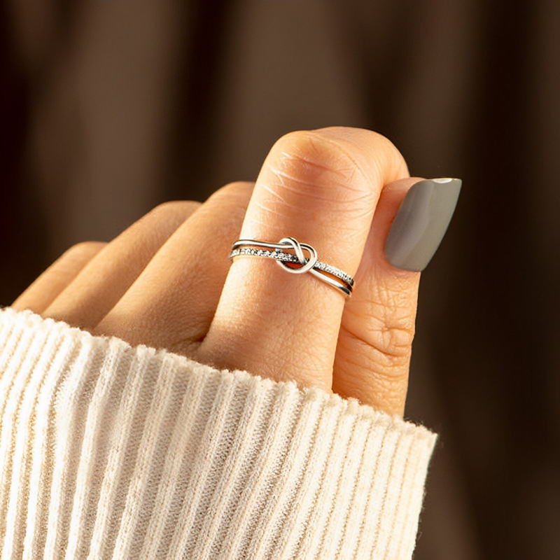Mother Daughter Linked Forever Ring
