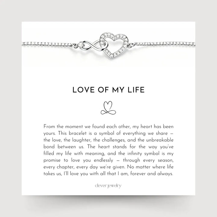 To My Wife - Love Of My Life Bracelet
