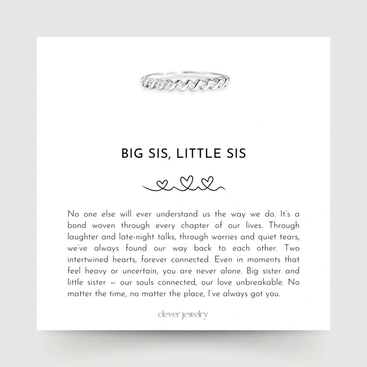 To My Sister - Forever Intertwined Ring