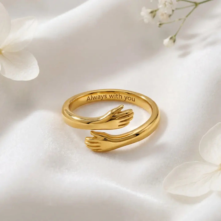 Wrapped in Love - Gold Hug Ring