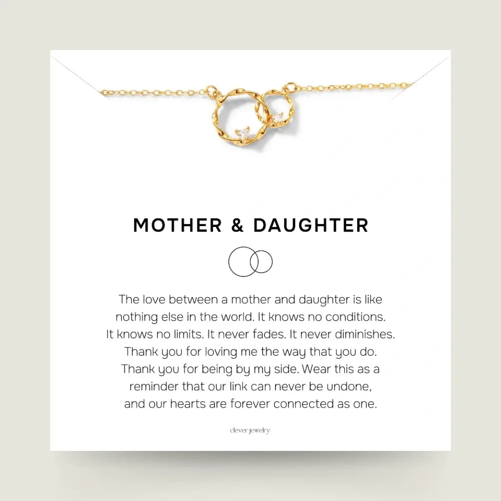 Mother & Daughter - Circles of Love Necklace