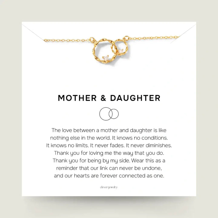 Mother & Daughter - Circles of Love Necklace