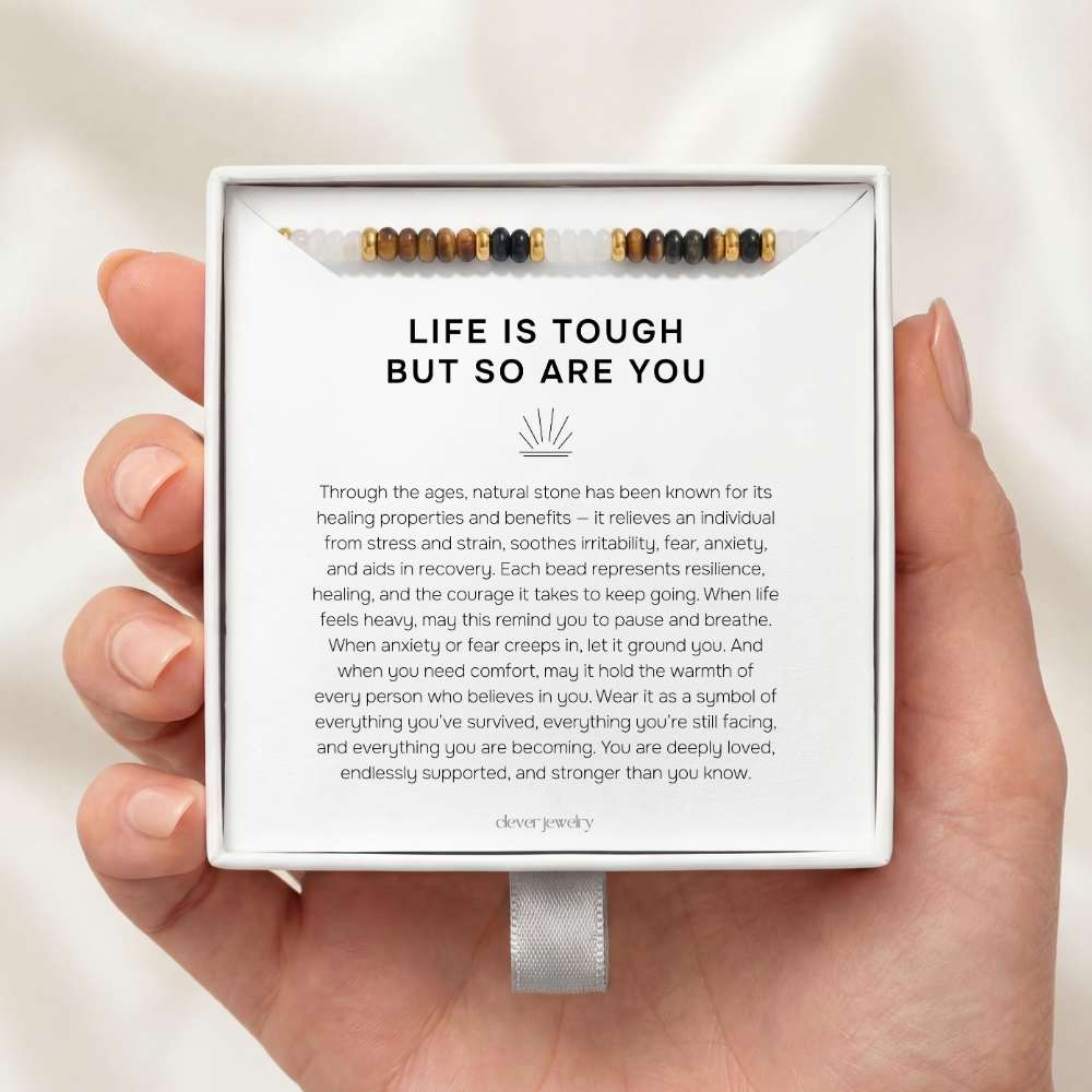 Life Is Tough But So Are You - Bead Bracelet
