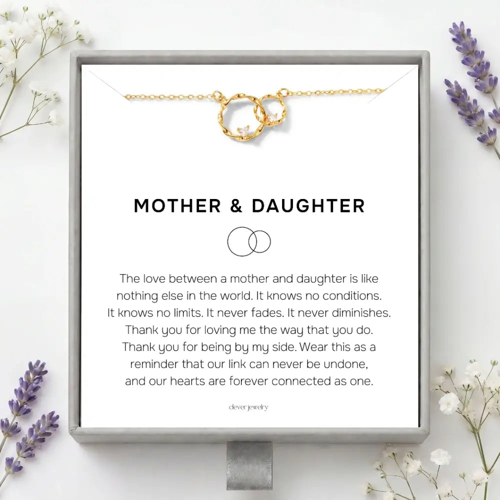 Mother & Daughter - Circles of Love Necklace