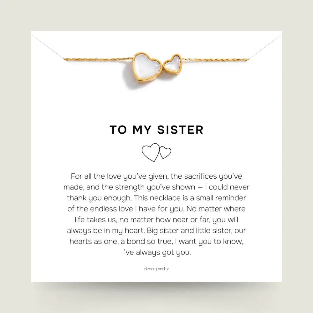 To My Sister - Together Forever Necklace