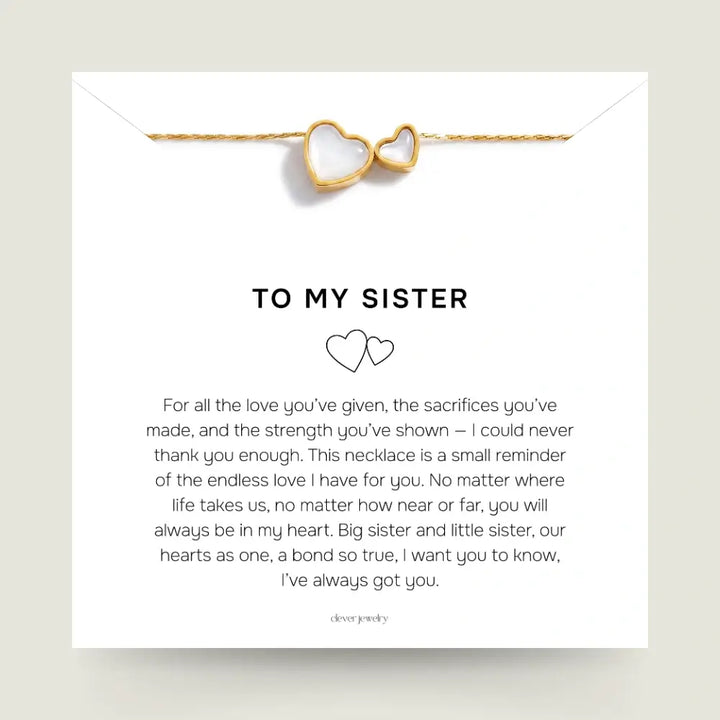 To My Sister - Together Forever Necklace
