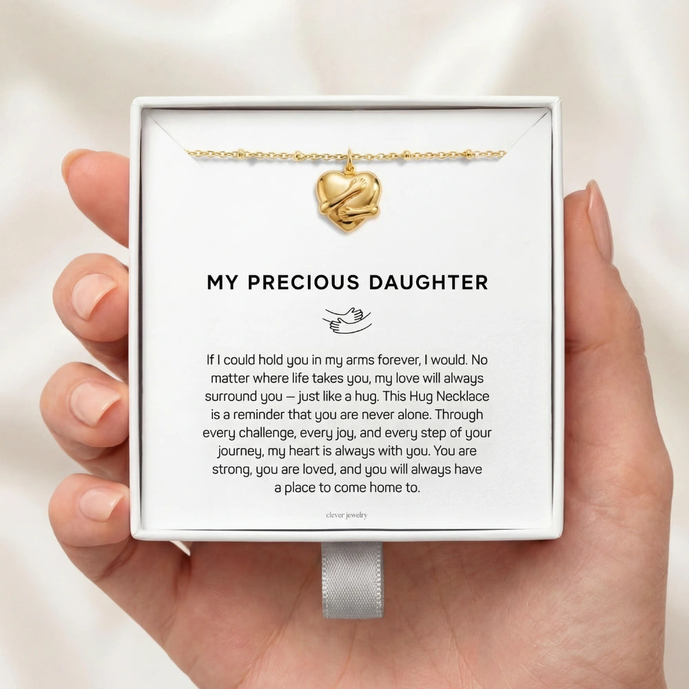 My Precious Daughter - Hug Necklace