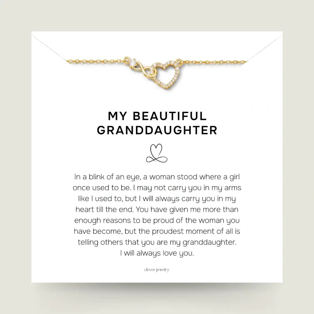 My Beautiful Granddaughter - Infinite Love Necklace