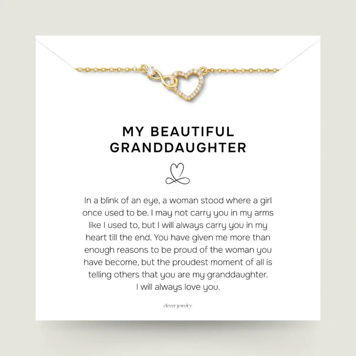 My Beautiful Granddaughter - Infinite Love Necklace