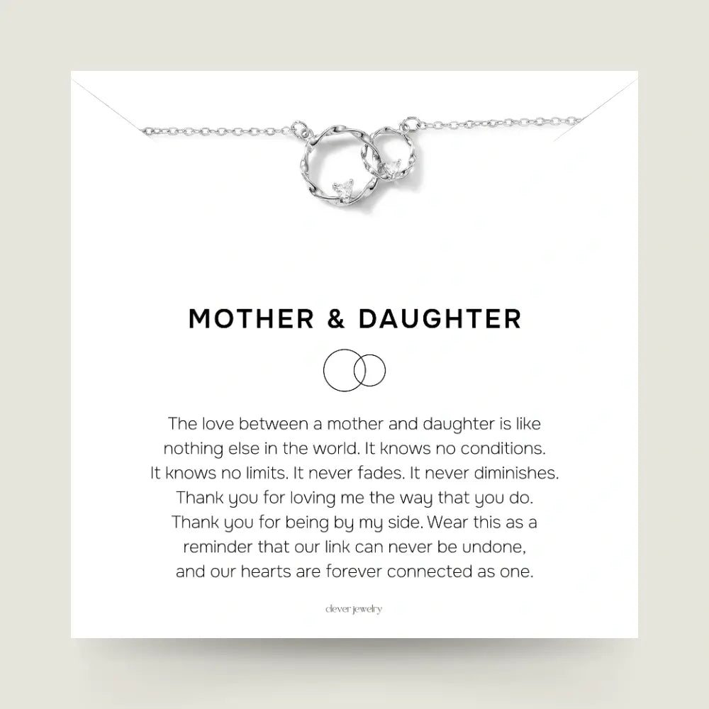 Mother & Daughter - Circles of Love Necklace