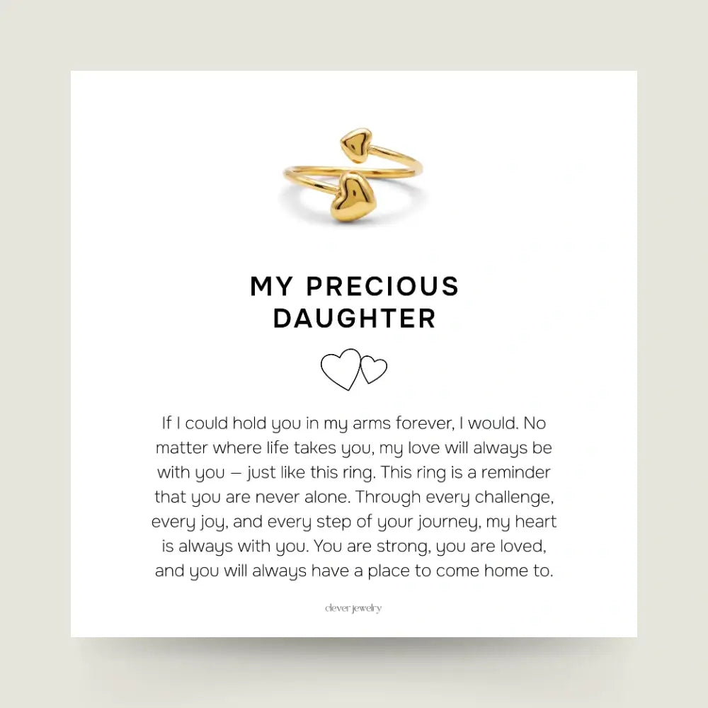 My Precious Daughter - Eternal Love Gold Ring