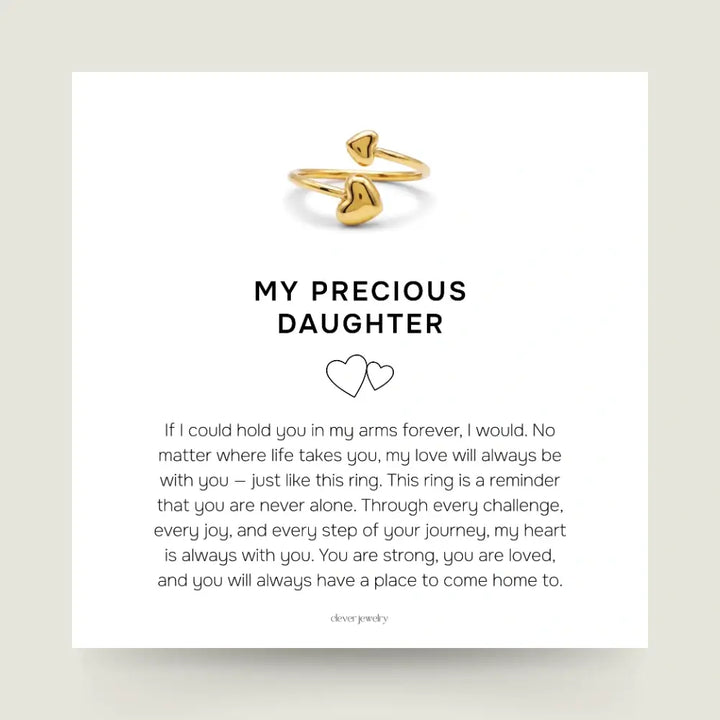 My Precious Daughter - Eternal Love Gold Ring