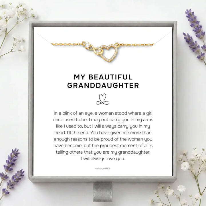 My Beautiful Granddaughter - Infinite Love Necklace