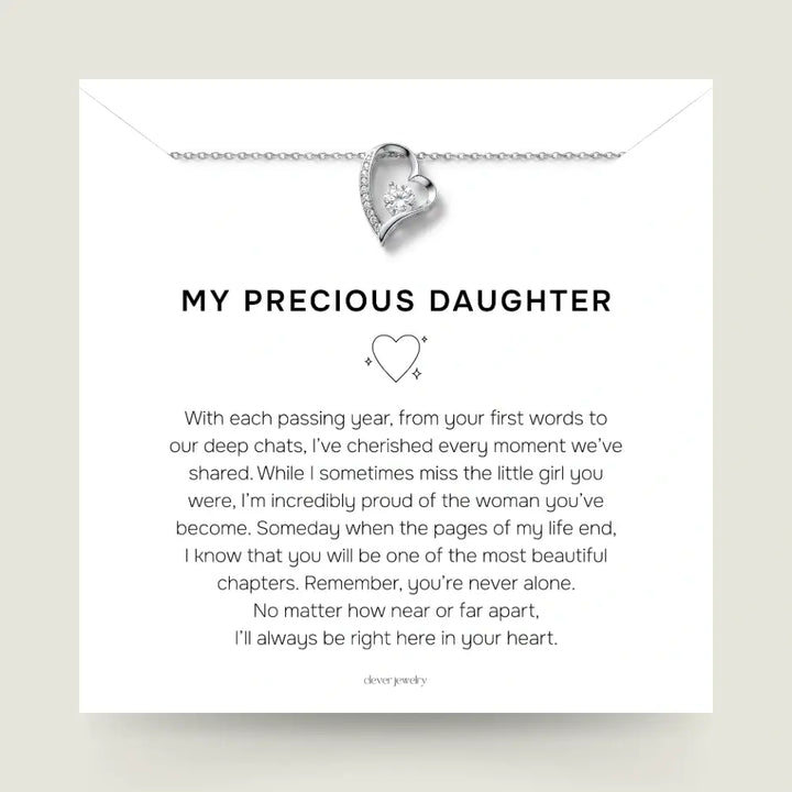 My Precious Daughter - Forever In My Heart Necklace