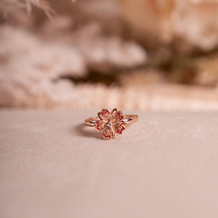 To My Daughter - Cherry Blossom Fidget Ring