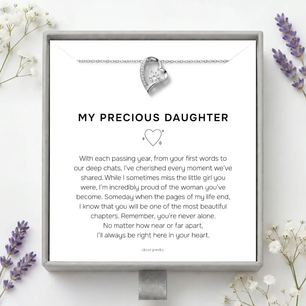 My Precious Daughter - Forever In My Heart Necklace
