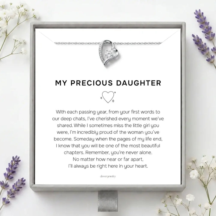 My Precious Daughter - Forever In My Heart Necklace