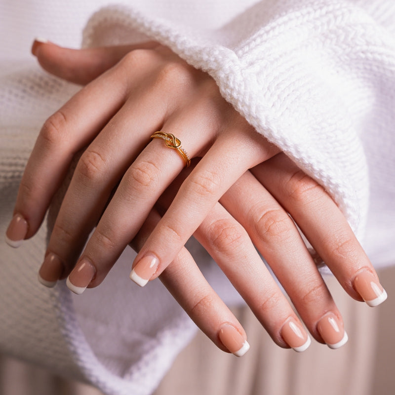 Mother & Daughter - Gold Linked Forever Ring