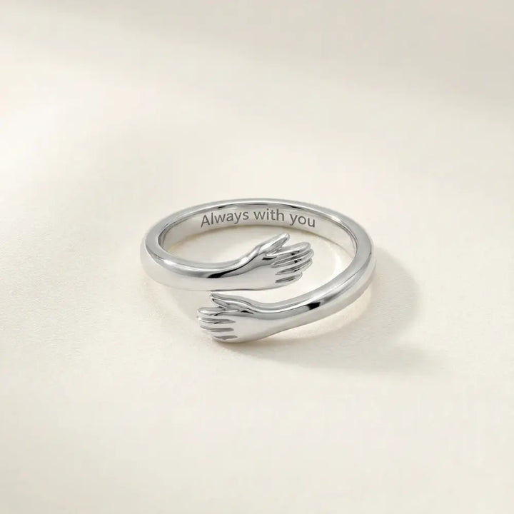 To My Grandson - Hug Ring