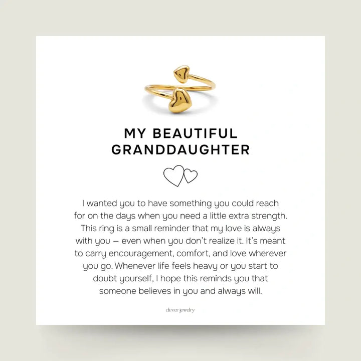 My Beautiful Granddaughter - Eternal Love Gold Ring