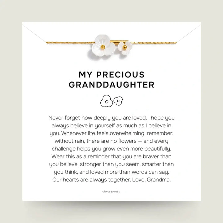 My Precious Granddaughter - Blossoming Necklace