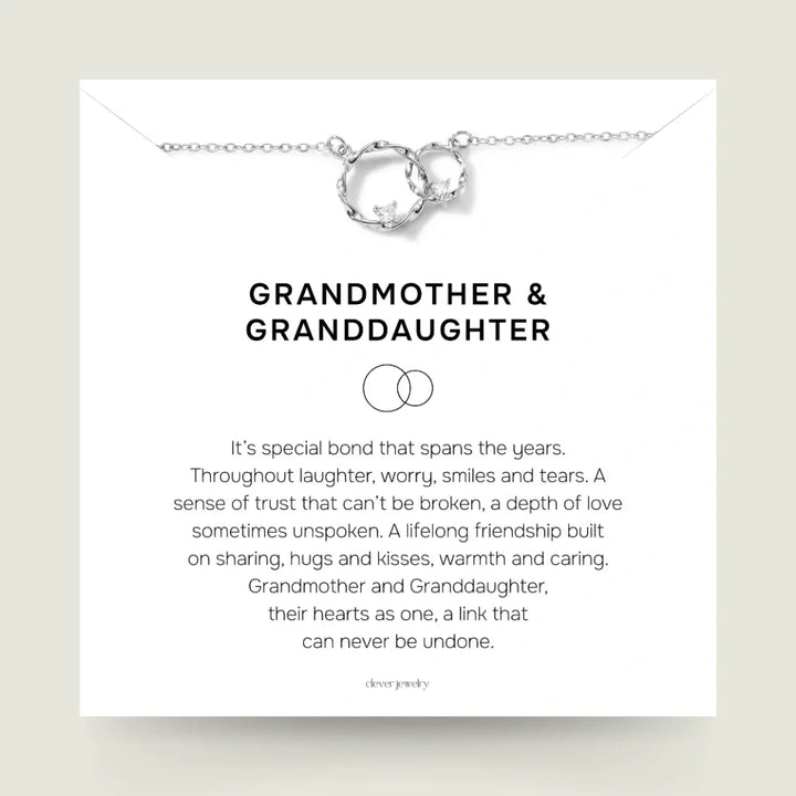 Grandmother & Granddaughter - Circles of Love Necklace