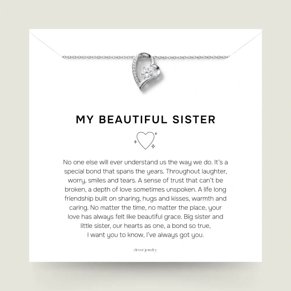 My Beautiful Sister - Forever In My Heart Necklace