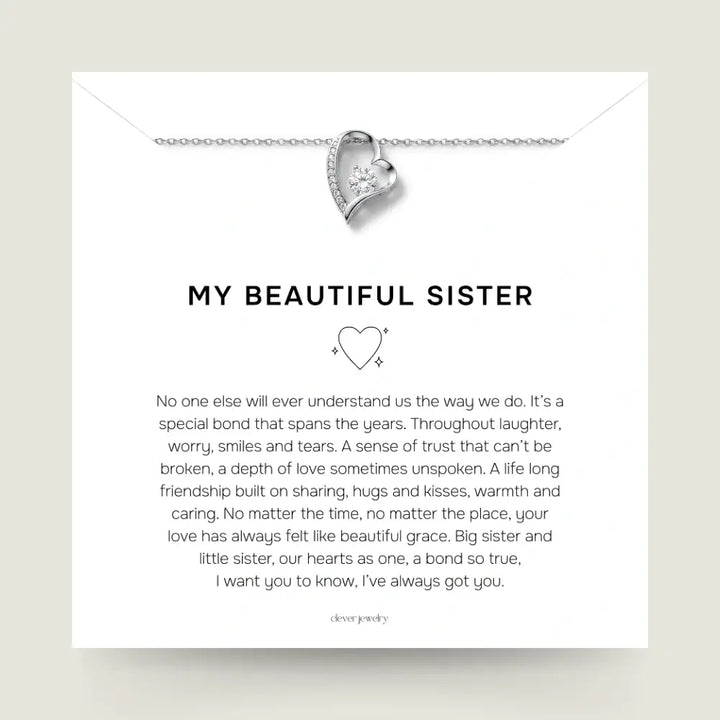 My Beautiful Sister - Forever In My Heart Necklace