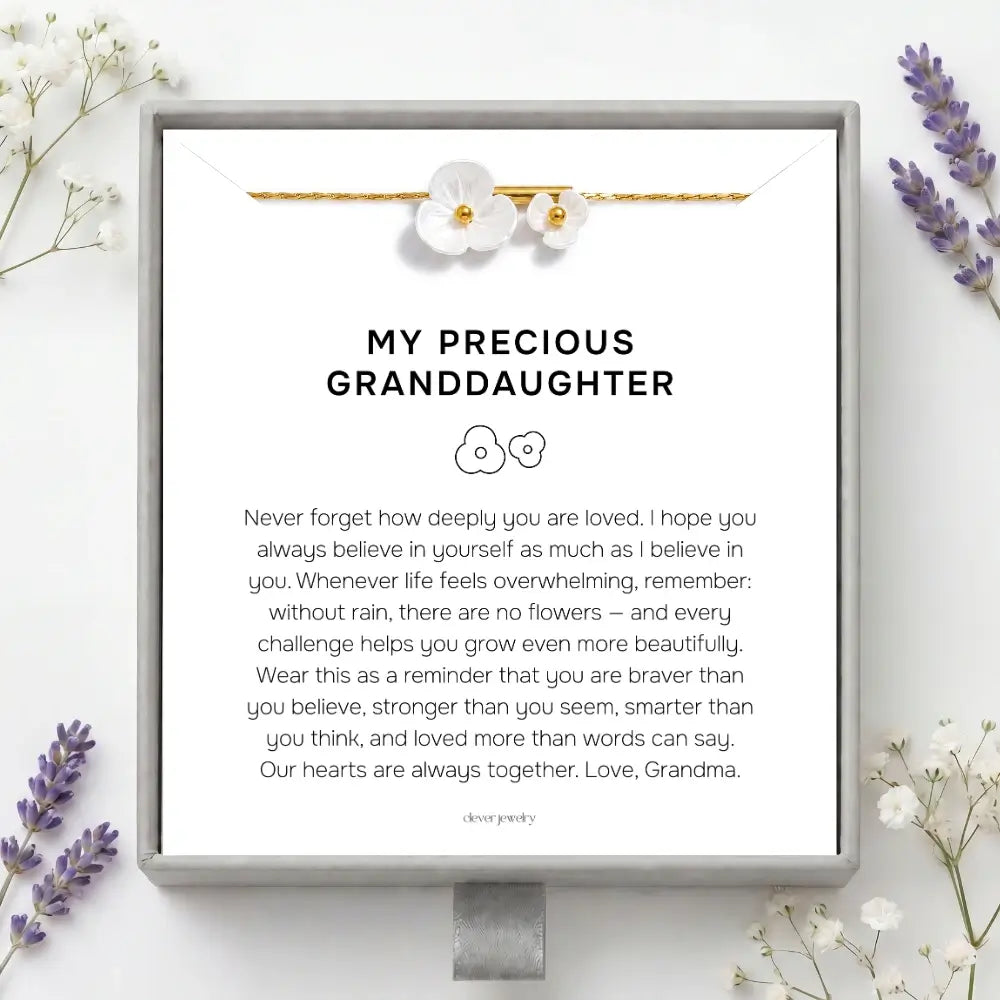 My Precious Granddaughter - Blossoming Necklace