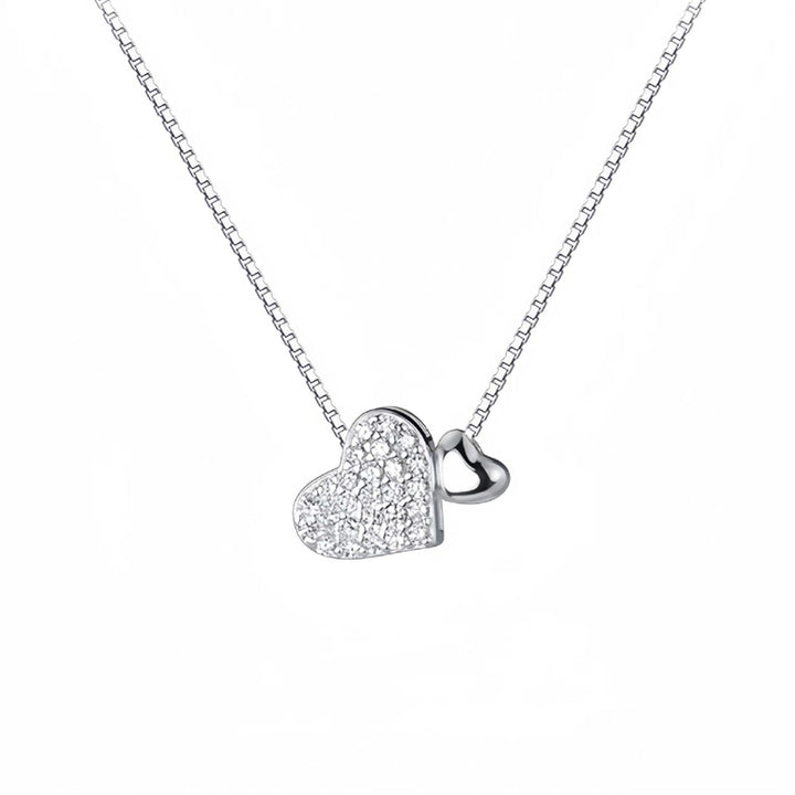 Mother & Daughter - Twin Heart Necklace