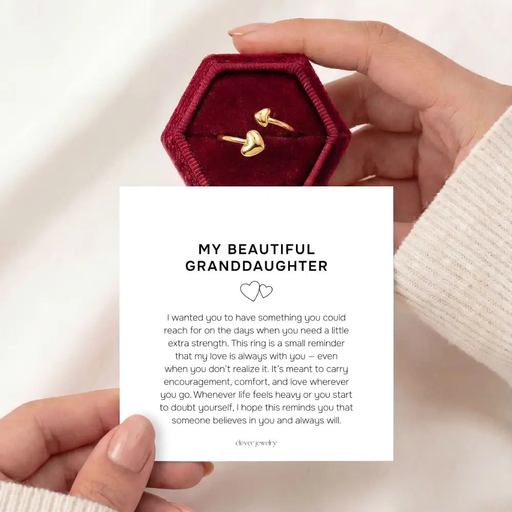 My Beautiful Granddaughter - Eternal Love Gold Ring